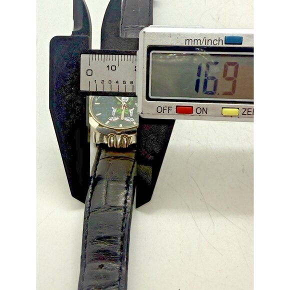 Marvin The Martian Armitron Watch Looney Tunes Warner Bros 1994 2200/140 Black - Picture 6 of 7